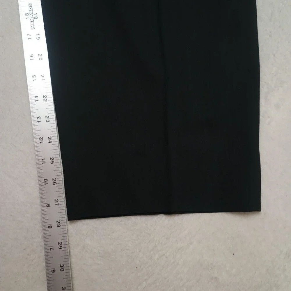 Zanella Pants Men 34x28 Black Dress Classic Pleated Lined Wool Suit Slacks Work